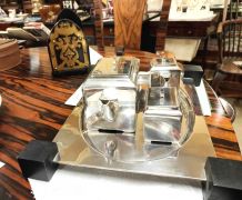 1930s art deco lated tea set & tray Thumbnail 3