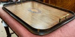 1920s oak two handles tray  Thumbnail 2