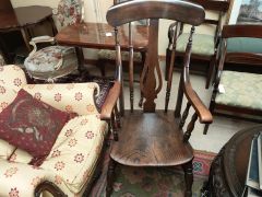 Oak kitchen chair Thumbnail 1