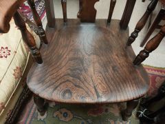 Oak kitchen chair Thumbnail 2