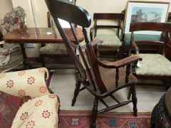 Oak kitchen chair Thumbnail 4