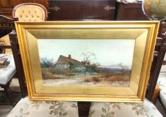 Gilt framed watercolour , signed H.Stannard R.B.A Thumbnail 1