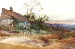 Gilt framed watercolour , signed H.Stannard R.B.A Thumbnail 3
