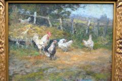 Gilt framed oil painting signed  J.F.Slater Thumbnail 2