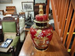 Crown devon vase & cover Thumbnail 4