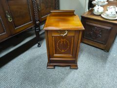 Edwardian mahogany coal box Thumbnail 6