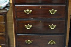 19th century mahogany chest raised on base and ball & claw feet Thumbnail 2