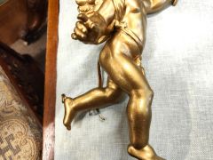 Set of gilt cherub lamps  Thumbnail 4