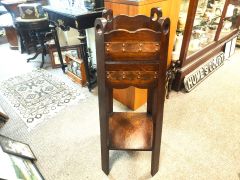 Arts & crafts oak & copper bound planter Thumbnail 4
