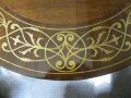 19th century Brass & inlaid Centre table Thumbnail 2