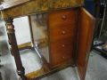 A victorian burr walnut davenport Thumbnail 3