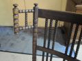 19th century oak rocking chair Thumbnail 3