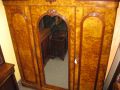 Victorian Burr-Walnut Wardrobe Thumbnail 2