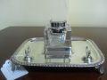 A silver ink stand London 1910. Thumbnail 2