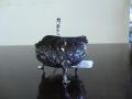 A silver sauce boat. Thumbnail 3