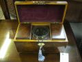 19th century walnut tea - caddy Thumbnail 3