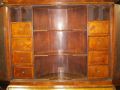 18th century walnut bureau bookcase Thumbnail 4