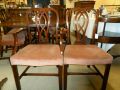 Set of eight mahogany chairs Thumbnail 4