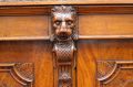 19th century oak bookcase Thumbnail 3