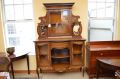 Victorian mahogany display cabinet Thumbnail 4