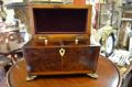 Victorian mahogany tea-caddy Thumbnail 2