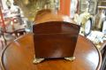 Victorian mahogany tea-caddy Thumbnail 3