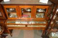 19th century mahogany display cabinet Thumbnail 4