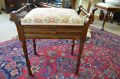 Edwardian mahogany stool  Thumbnail 2