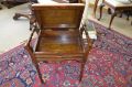 Edwardian mahogany stool  Thumbnail 3