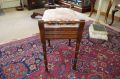 Edwardian mahogany stool  Thumbnail 4