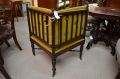 19th century mahogany corner chair Thumbnail 4