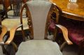 Pair of mahogany arm chairs Thumbnail 2