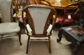 Pair of mahogany arm chairs Thumbnail 4