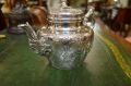Victorian three piece silver tea set Thumbnail 2