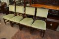 Set of four late 19th century mahogany chairs Thumbnail 2