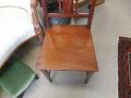 Pair of Edwardian mahogany chairs  Thumbnail 3