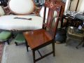 Pair of Edwardian mahogany chairs  Thumbnail 4