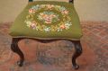 Victorian mahogany low chair Thumbnail 3
