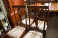 Set of four Edwardian mahogany chairs  Thumbnail 2