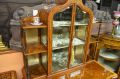 19th century burr-walnut cabinet Thumbnail 4