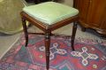 19th century mahogany / wicker stool Thumbnail 2