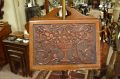 Victorian carved oak music stand Thumbnail 2