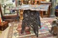 Anglian Indian carved teak table Thumbnail 2