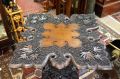 Anglian Indian carved teak table Thumbnail 4
