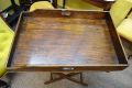 Oak butlers tray on stand Thumbnail 2