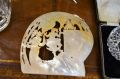Carved mother of pearl plaque Thumbnail 3
