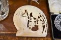Carved mother of pearl plaque Thumbnail 4