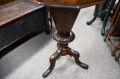 Victorian walnut sewing table Thumbnail 2