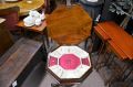 Victorian walnut sewing table Thumbnail 4
