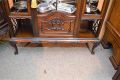 Edwardian mahogany display cabinet Thumbnail 3